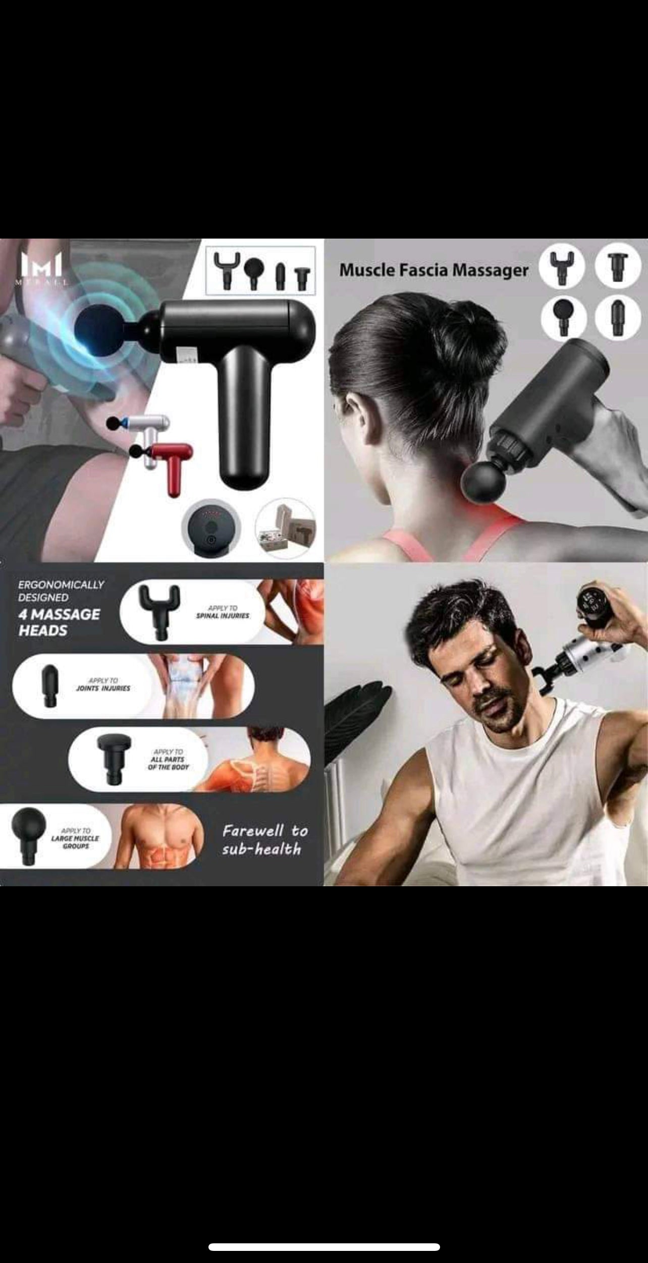 Pistolet masseur